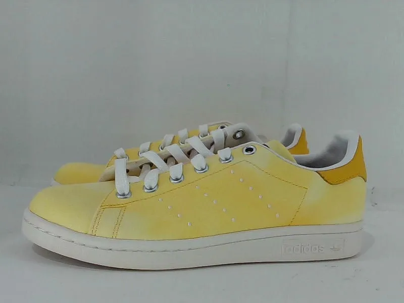 Adidas Boys Stan Smith Yellow Sneakers Size 4 Pair Of Shoes