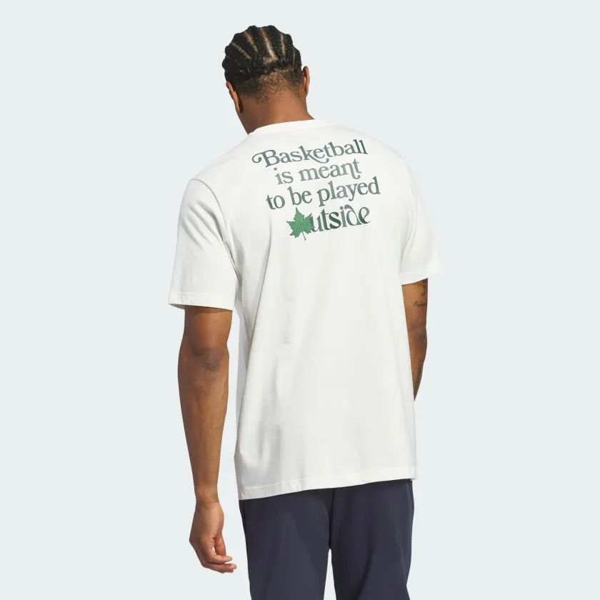 Adidas Court Therapy Graphic Tee - Mens - Off White