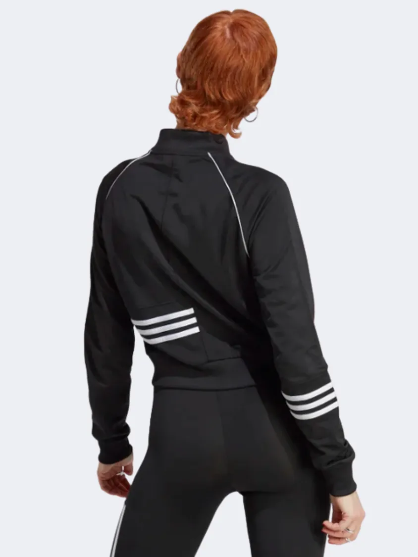 Adidas Crop Track Women Original Jacket Black/White