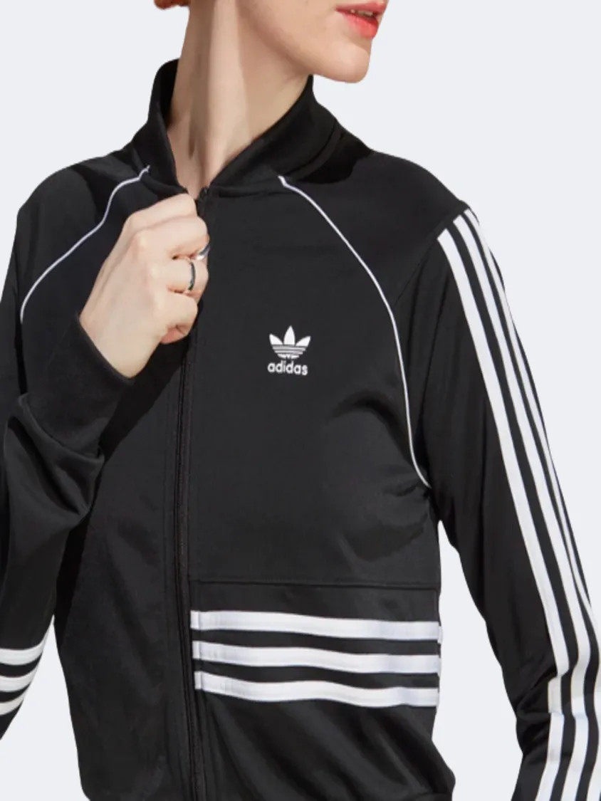 Adidas Crop Track Women Original Jacket Black/White