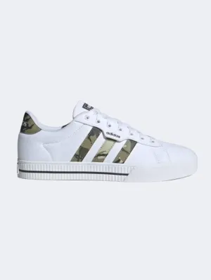 Adidas Daily 3 Men Sportswear Shoes White/Olive Strata