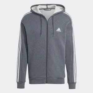 Adidas Essentials Zip Sports Sweatshirt, Gray