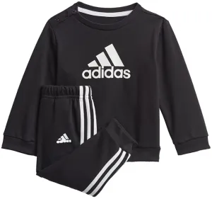 Adidas Infants Badge Of Sport Jogger Set Black White