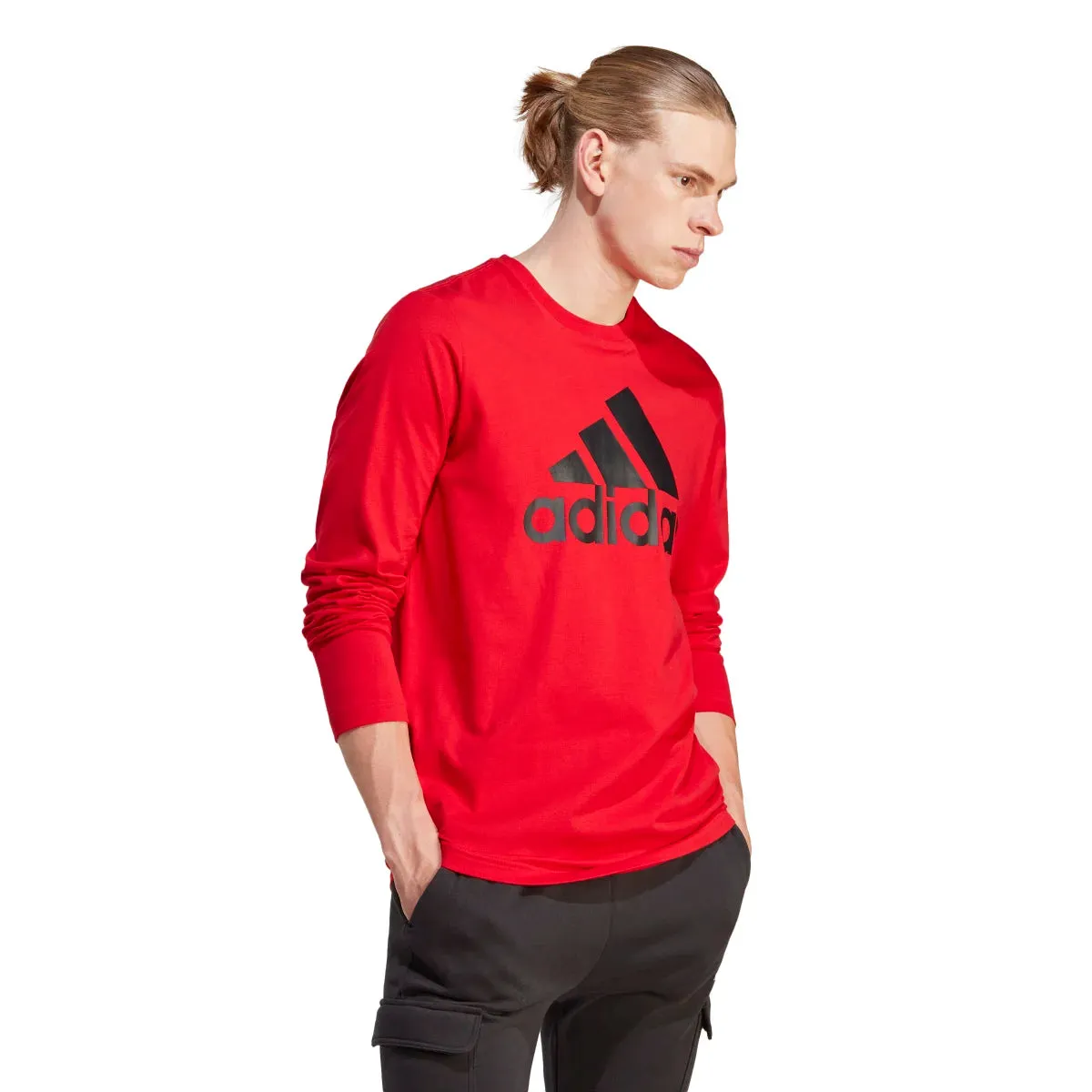 adidas Men's Big Logo Long Sleeve T-Shirt (Tall)