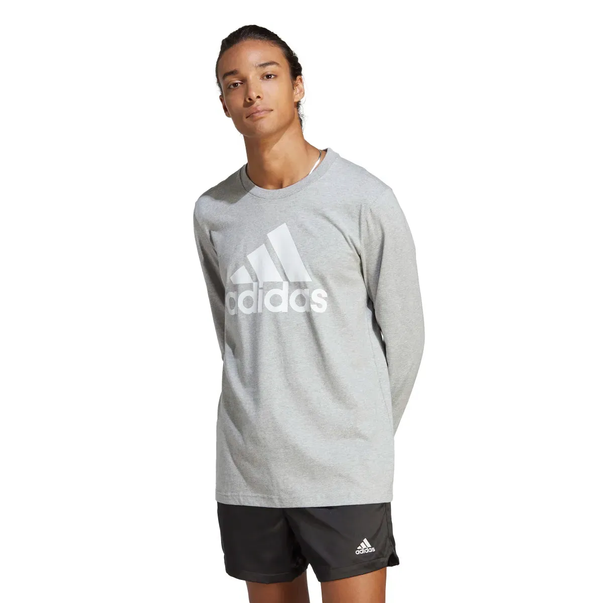 adidas Men's Big Logo Long Sleeve T-Shirt (Tall)