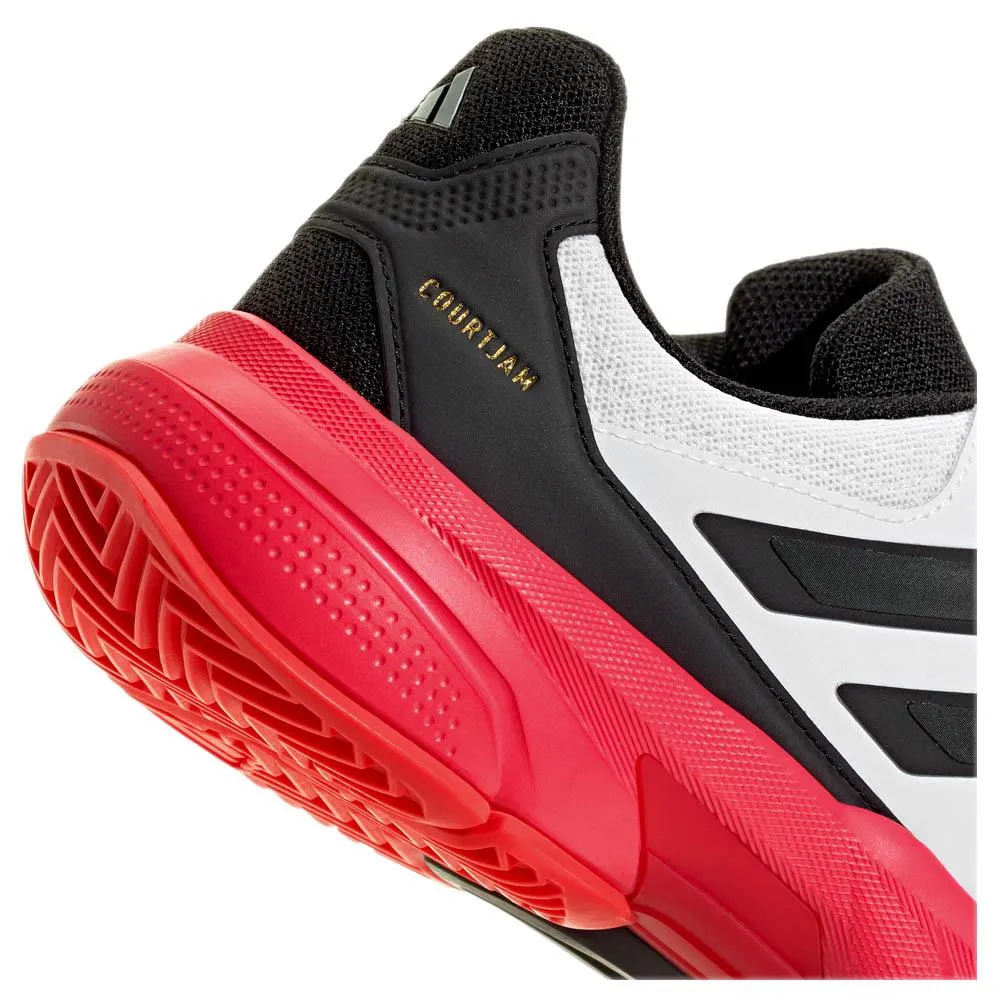 adidas Men's CourtJam Control 3 - White/Lucid Red