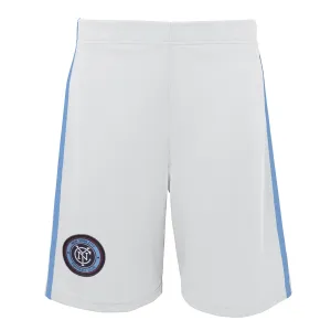 Adidas MLS Toddlers New York City FC Fan Shorts, White