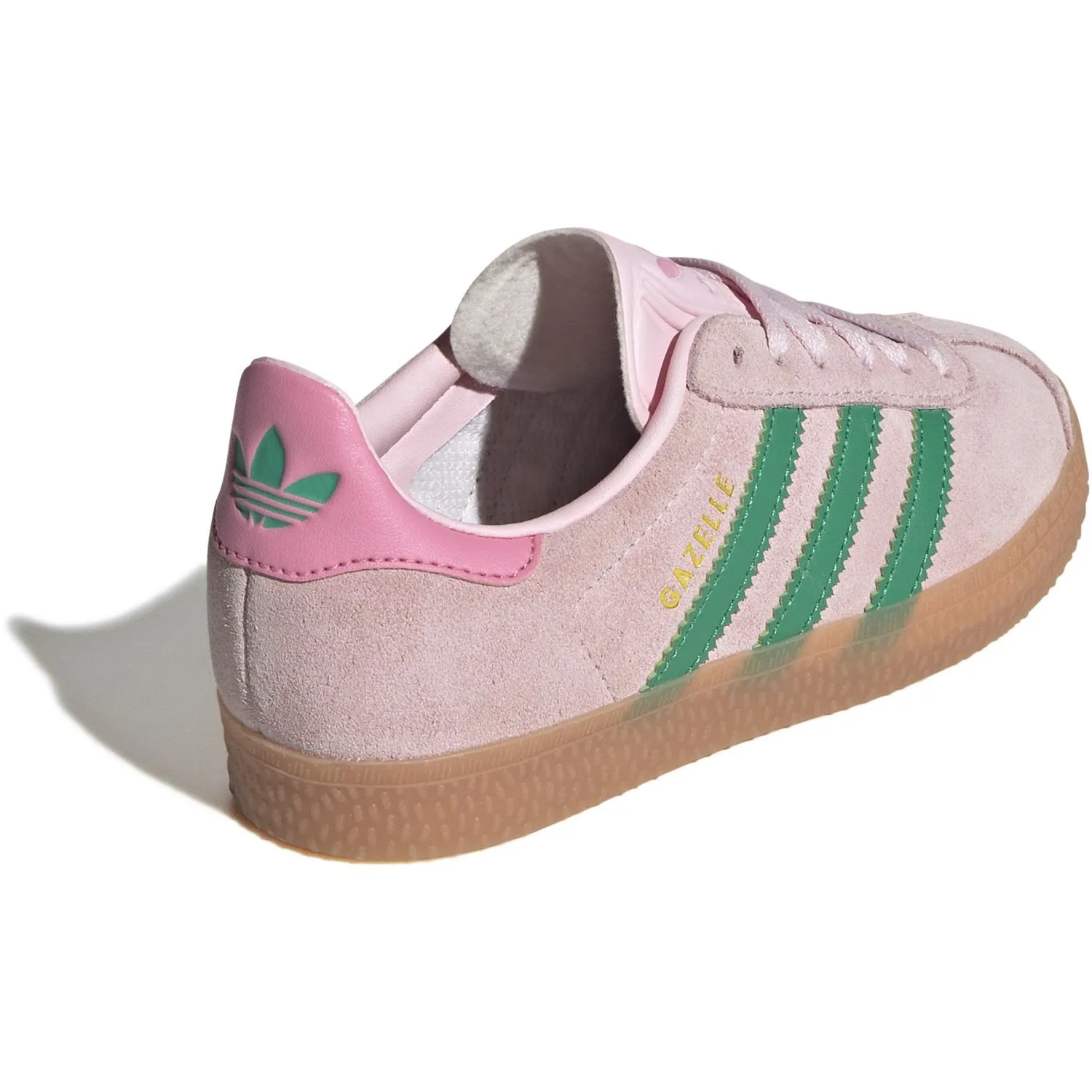 adidas Originals Clear Pink Court Green Bliss Pink Gazelle C Sneakers