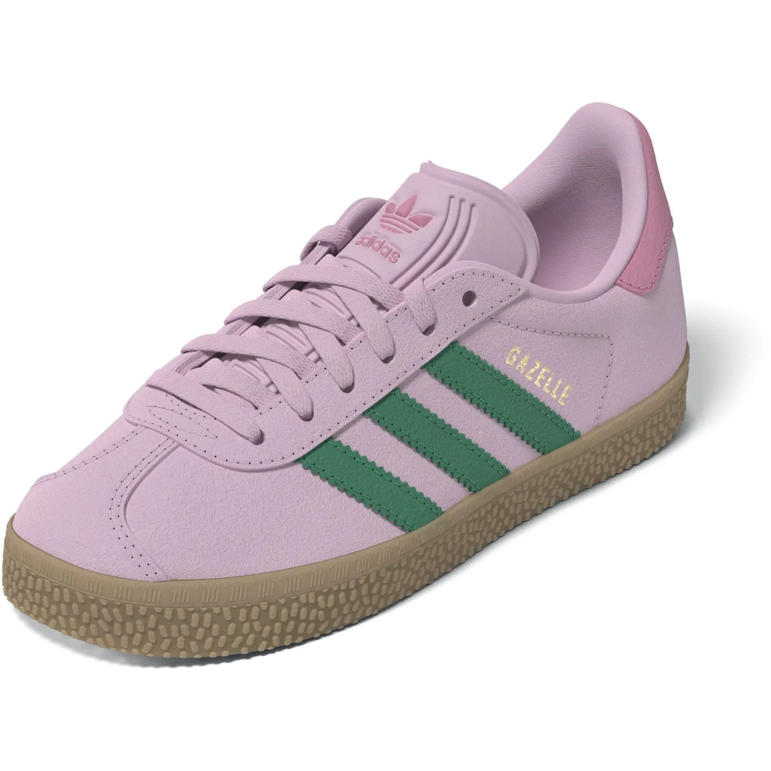 adidas Originals Clear Pink Court Green Bliss Pink Gazelle C Sneakers