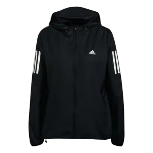 Adidas Own the Run Hooded Running Windbreaker - Womens - Black