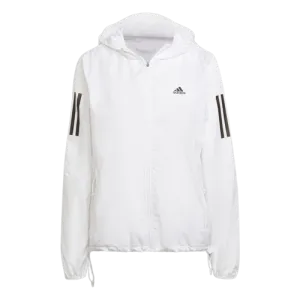 Adidas Own the Run Hooded Running Windbreaker - Womens - White