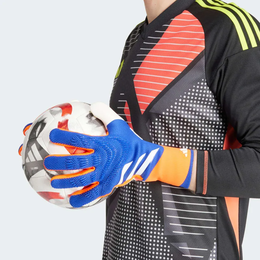 adidas Predator GL Pro Goalkeeper Gloves - Blue/Red/White