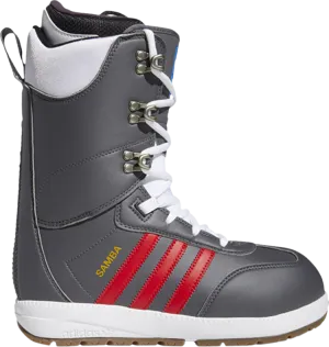 Adidas Samba ADV Boot 'Grey Scarlet', gray