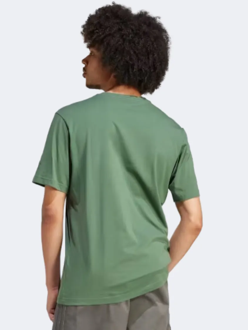 Adidas Supply Short Sleeve Men Original T-Shirt Green Oxide