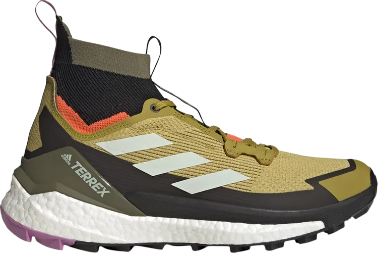 Adidas Terrex Free Hiker 2 'Pulse Olive Impact Orange' boots, green