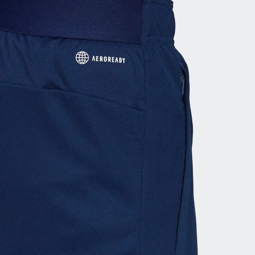 ADIDAS TRAIN ESSENTIALS LOGO TRAINING SHORTS - MENS - DARK BLUE/WHITE