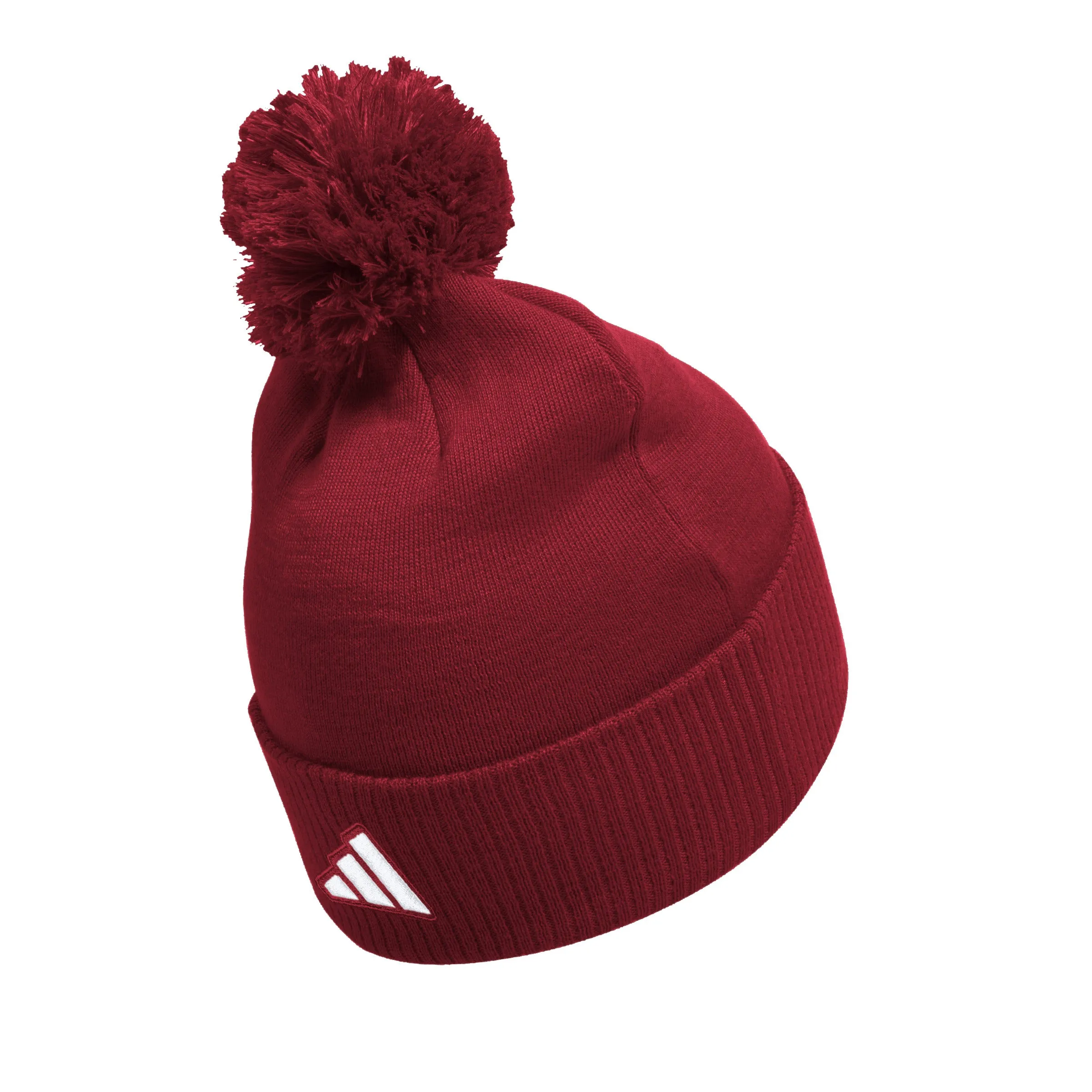 adidas Unisex Solid Cupped Pom Beanie