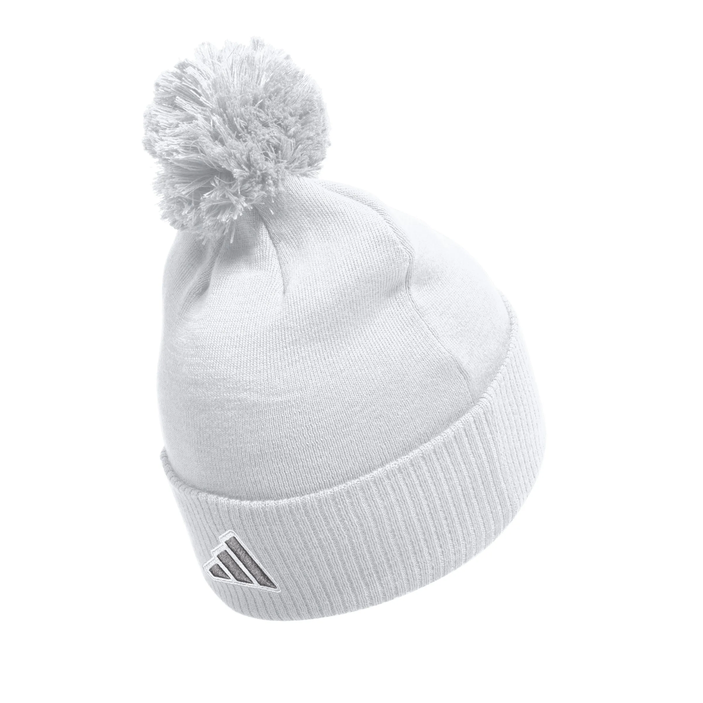 adidas Unisex Solid Cupped Pom Beanie