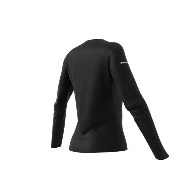 Adidas Women&#39;s Running Running Shirt Other Shirts Black DM3140