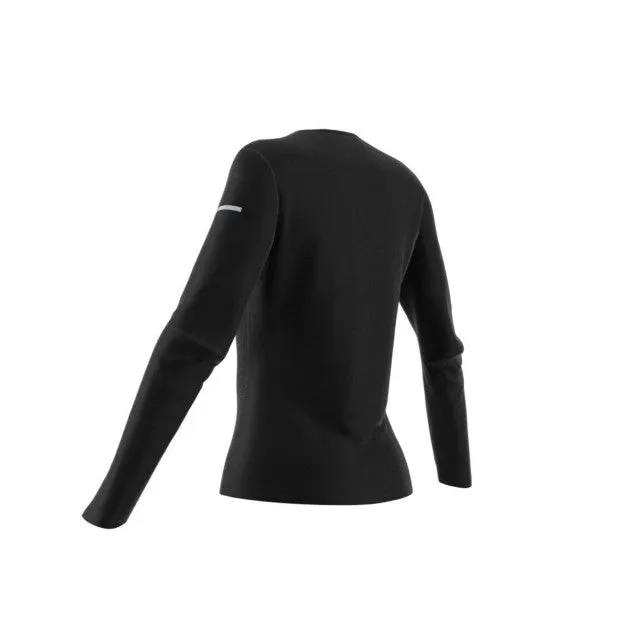 Adidas Women&#39;s Running Running Shirt Other Shirts Black DM3140