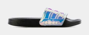 Adilette Shower Womens Slide Sandal (Black/Iridescent)