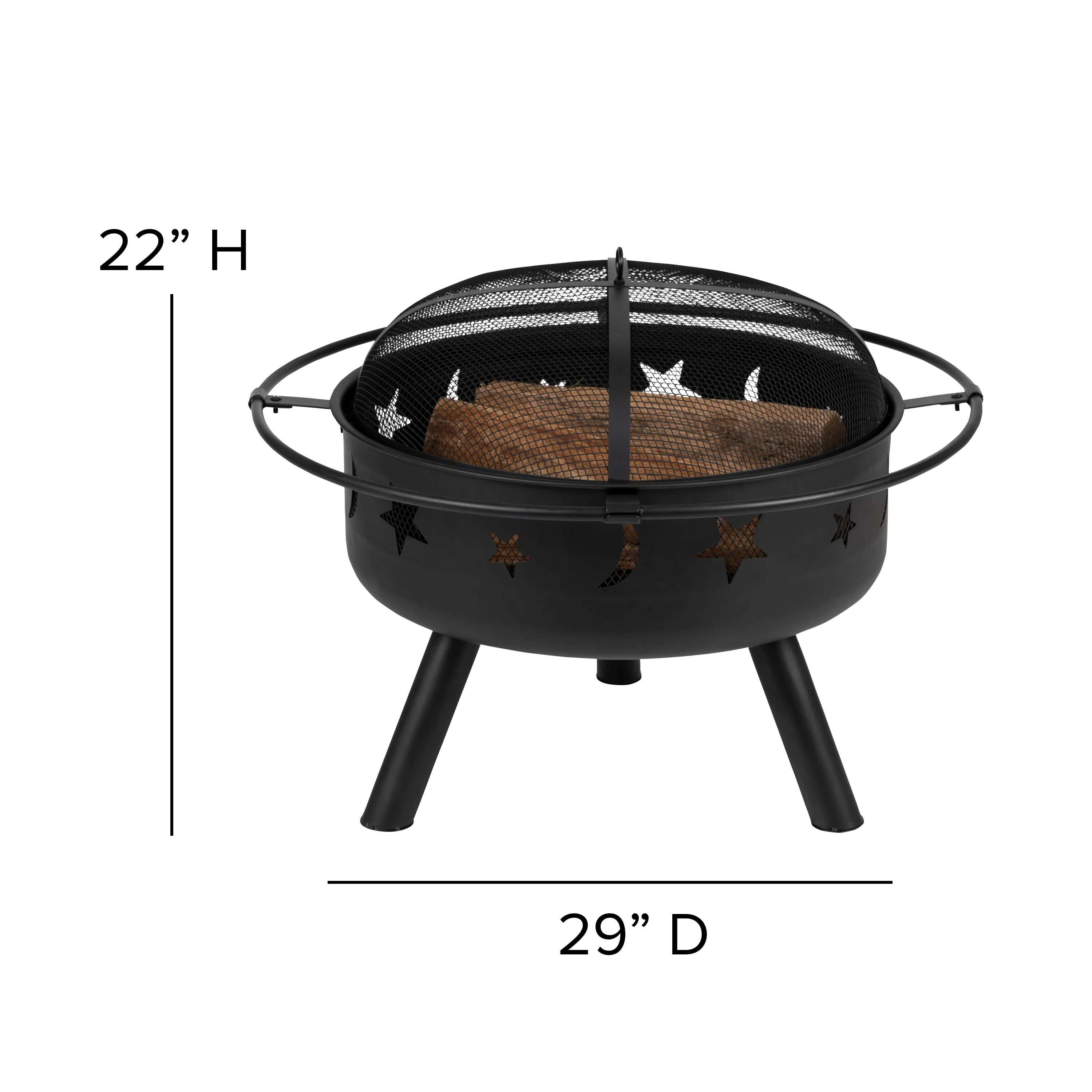 Adirondack Chair & Fire Pit JJ-C145014-32D-SLT-GG