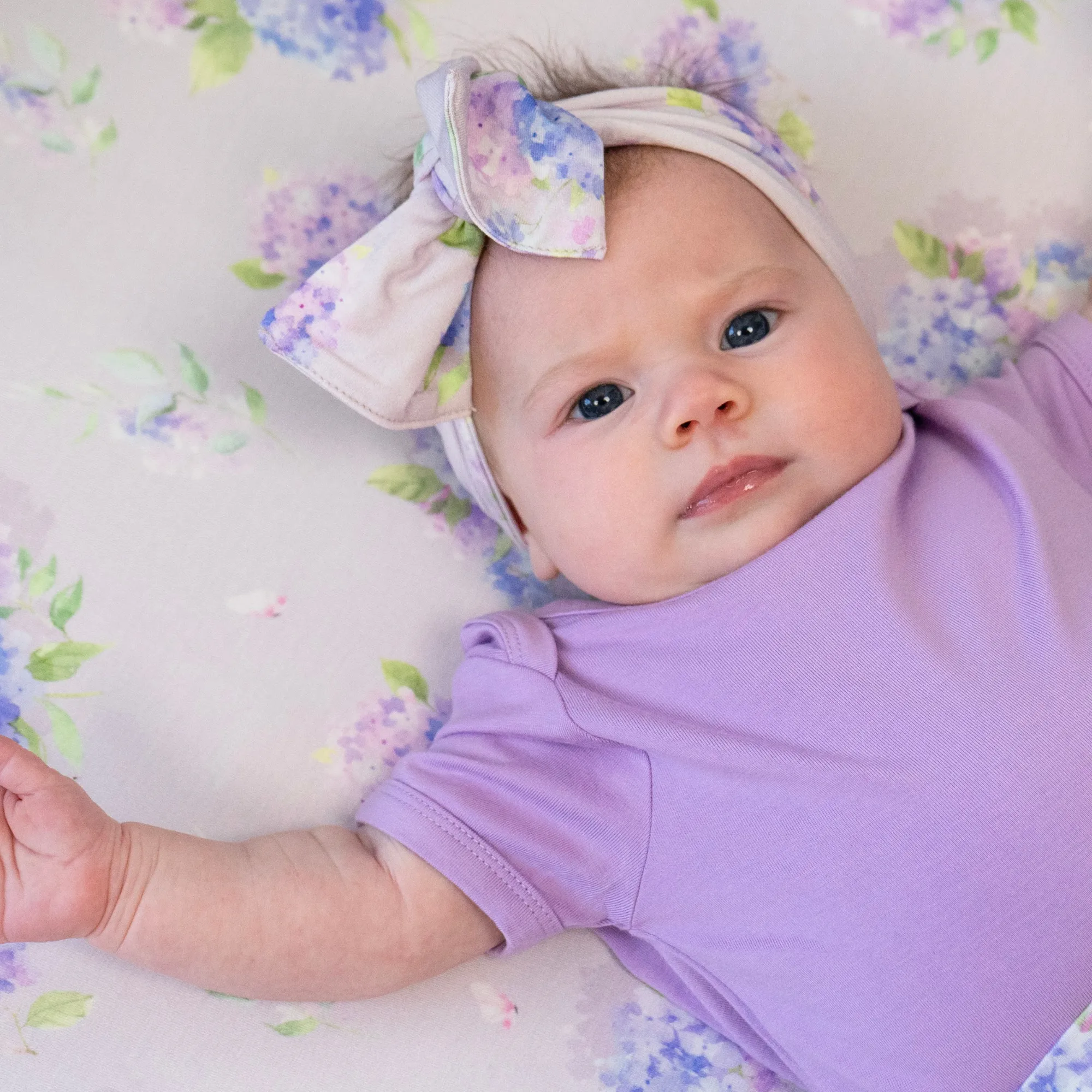 Adjustable Headband - Hydrangeas