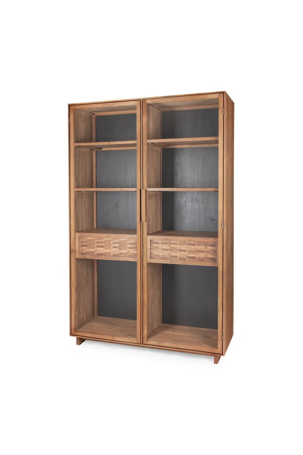 Adjustable Teak Display Cabinet | dBodhi Hopper