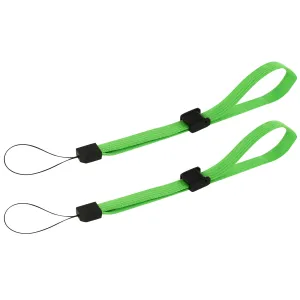 Adjustable wrist strap for handheld games consoles, cameras & mobiles – 2 pack green | ZedLabz