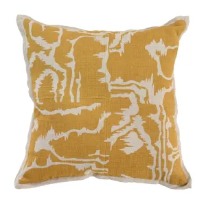 Adna Toss Pillow OCHRE