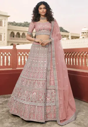 Adorable Heavy Embroidered Organza Lehenga Choli