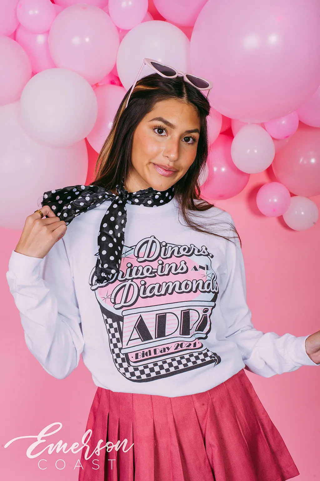 ADPI Diners Drive-ins and Diamonds Bid Day Tee