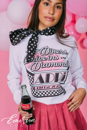 ADPI Diners Drive-ins and Diamonds Bid Day Tee