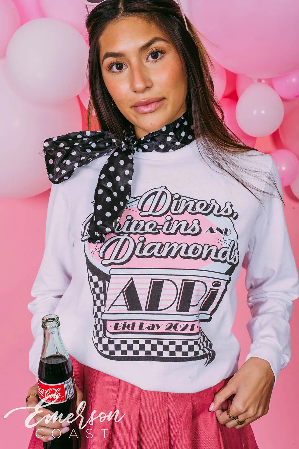 ADPI Diners Drive-ins and Diamonds Bid Day Tee