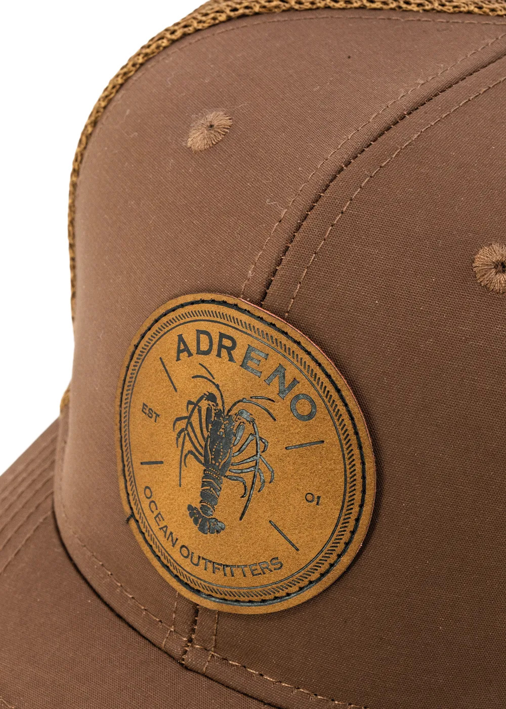 Adreno Surge Snapback Trucker - Leather Cray Badge