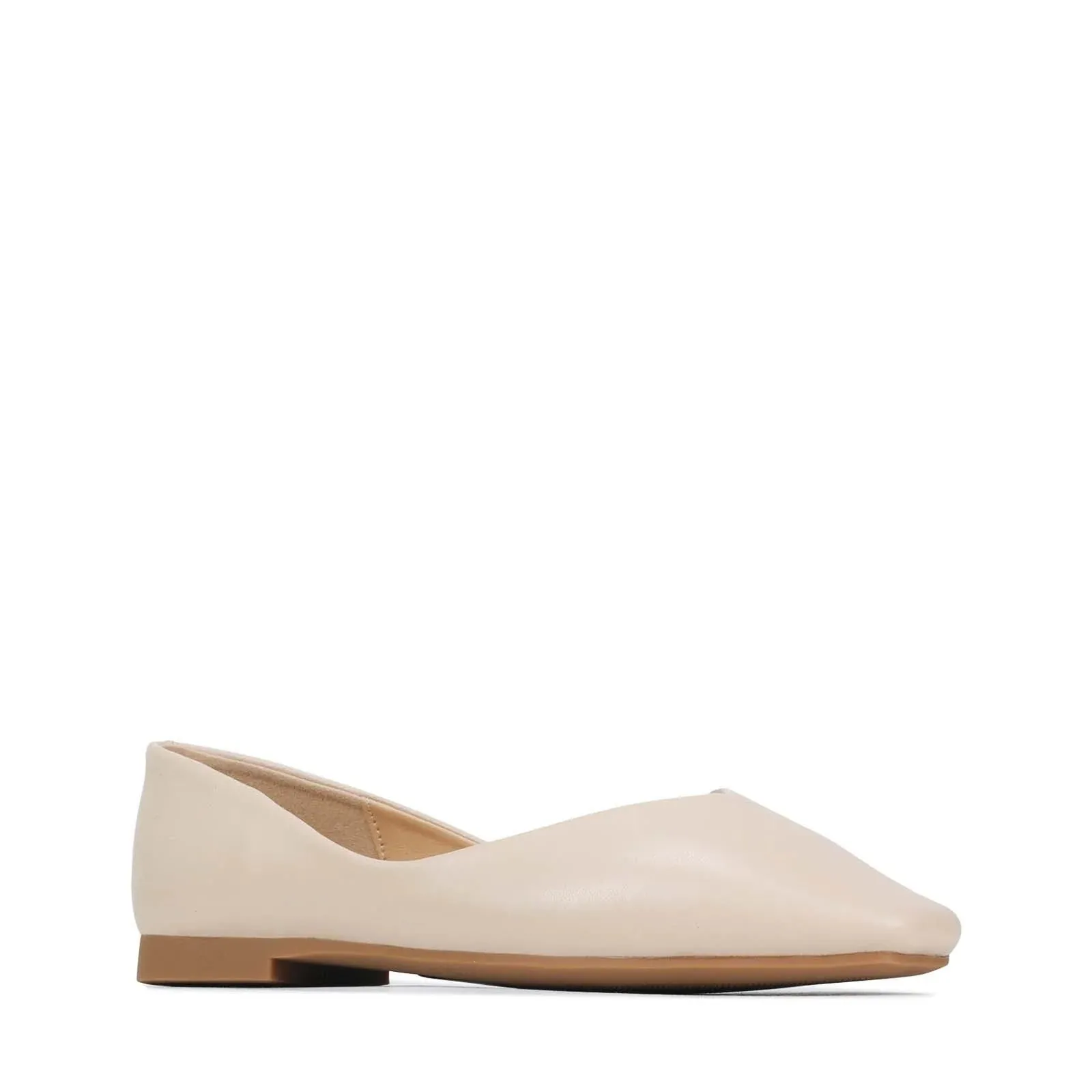 Adriana Ballet Flat in Nude