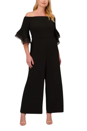 Adrianna Papell crepe jumpsuit (Plus Size)