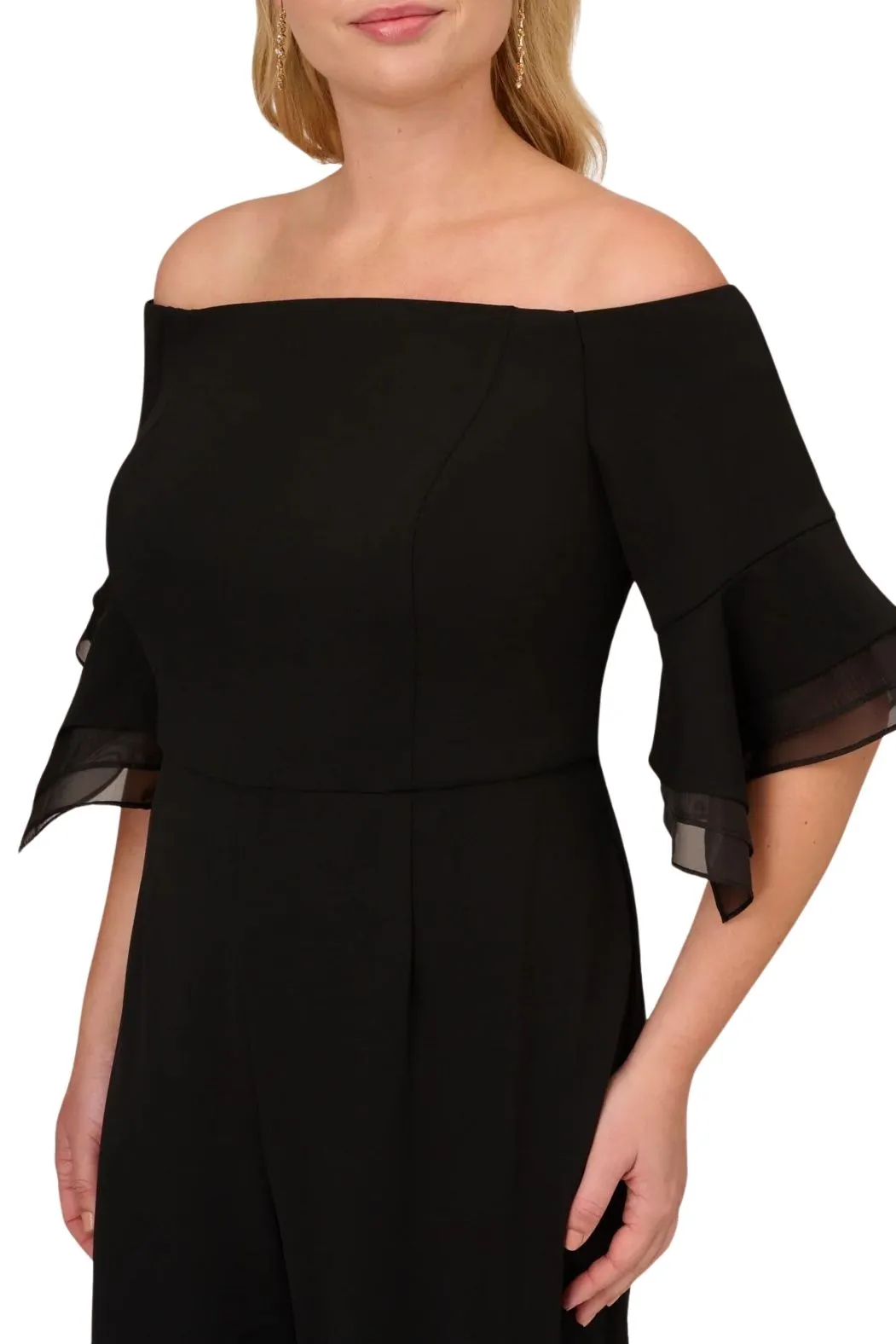 Adrianna Papell crepe jumpsuit (Plus Size)