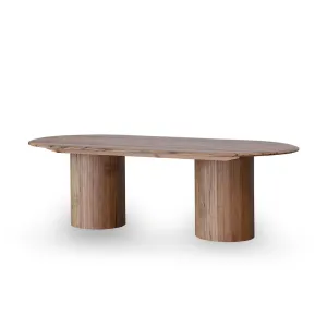 Adsila 2.4m Oval Dining Table - Natural