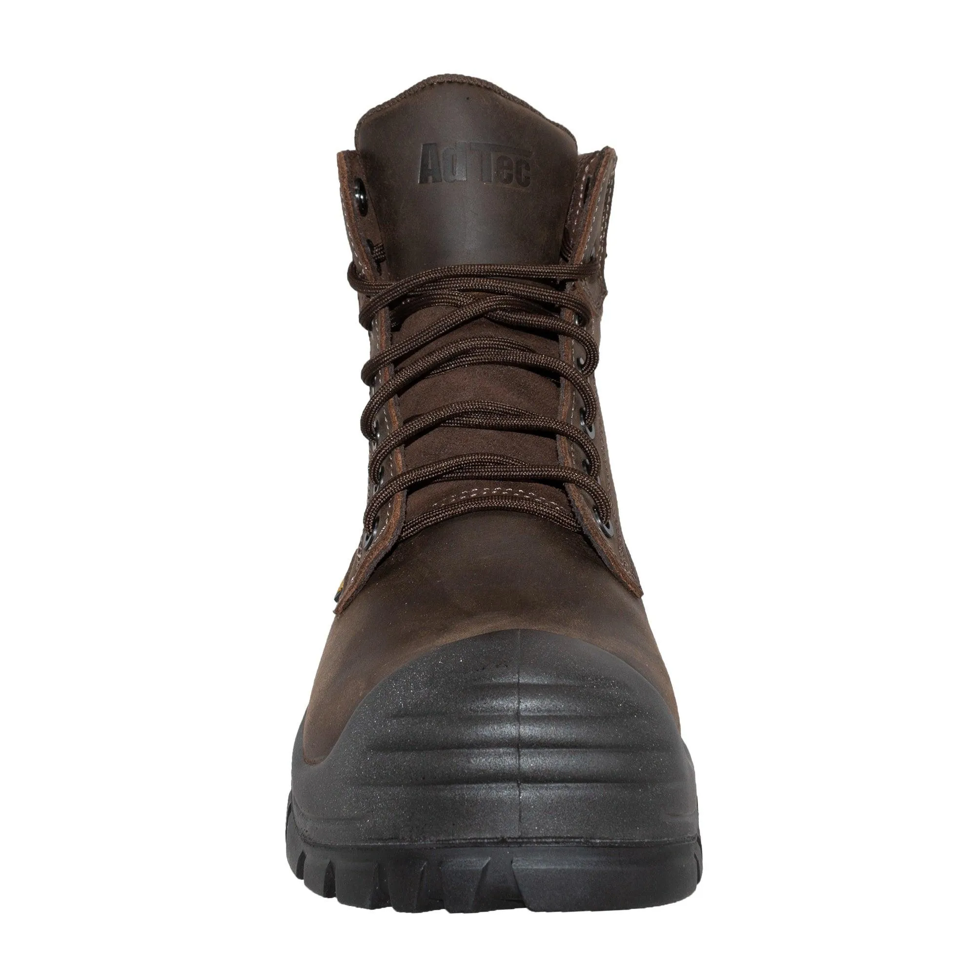 AdTec Men 6" Waterproof Composite Toe Work Boot Brown