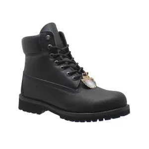 AdTec Mens 6" Steel Toe Work Boot Black