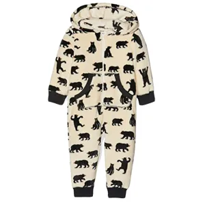 Adult Hooded Black Bears Fleece Onesie