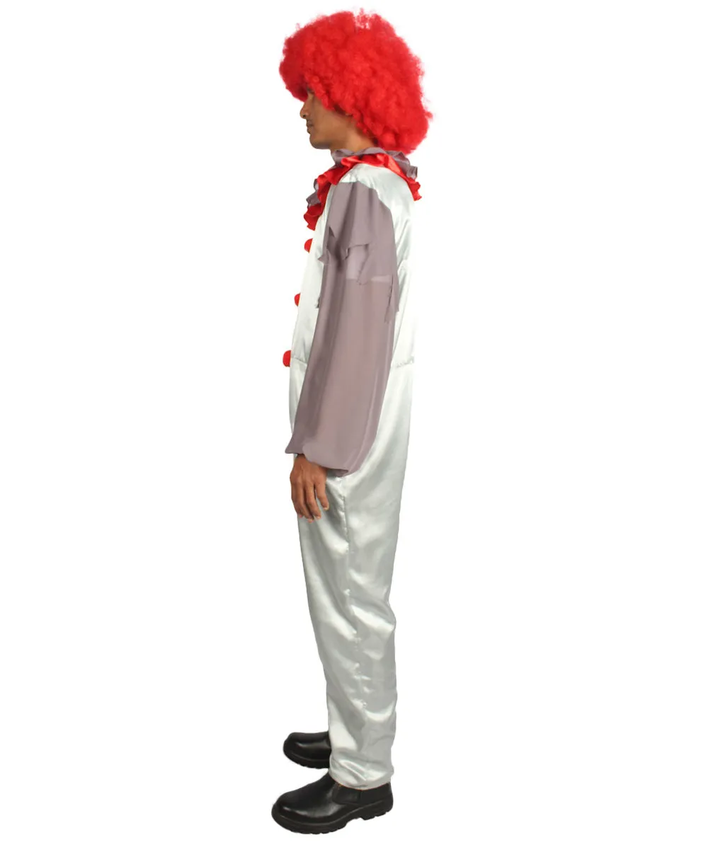 Adult Men's Clown Costume | Multicolor Cosplay Costume