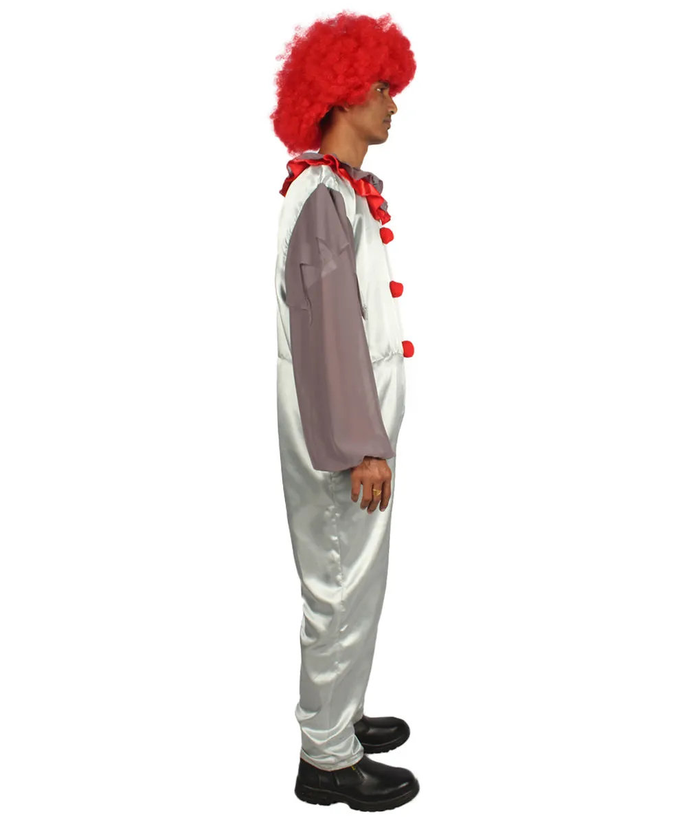 Adult Men's Clown Costume | Multicolor Cosplay Costume