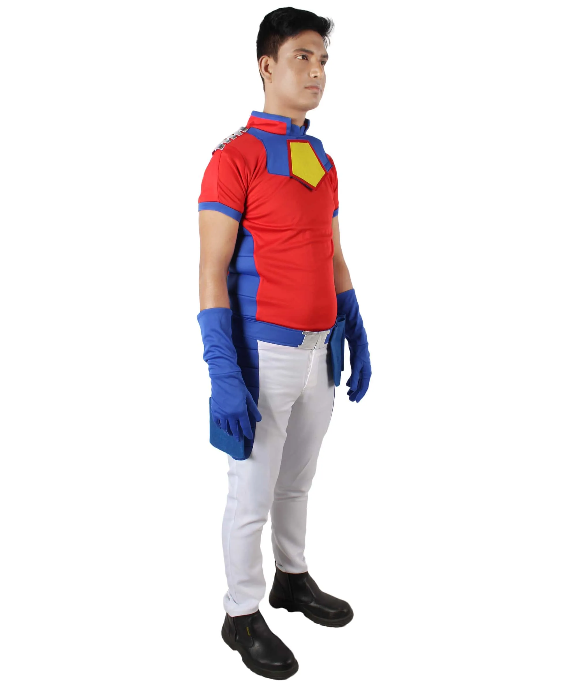 Adult Men's Peace Super Hero Multicolor Costume , Perfect for Halloween