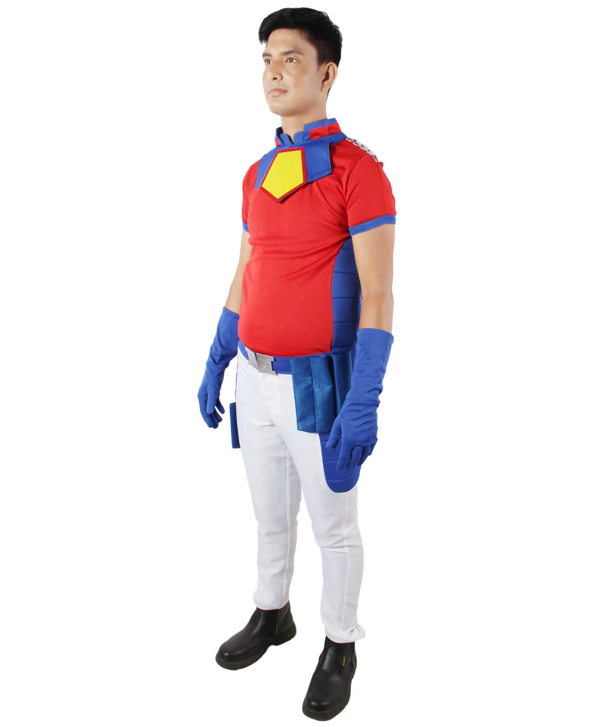 Adult Men's Peace Super Hero Multicolor Costume , Perfect for Halloween