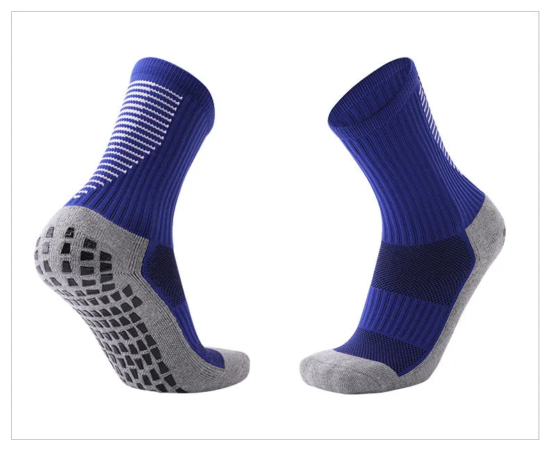 Adult Thickened Towel Football Socks Men's Non-Slip Wear-Resistant Mid-Calf Socks Sweat-Absorbent Breathable Sports Socks Batch