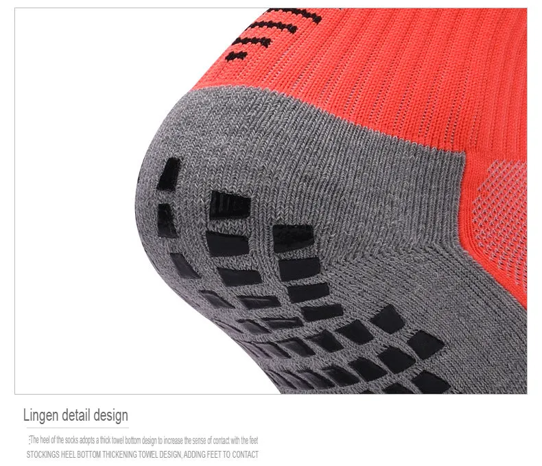 Adult Thickened Towel Football Socks Men's Non-Slip Wear-Resistant Mid-Calf Socks Sweat-Absorbent Breathable Sports Socks Batch