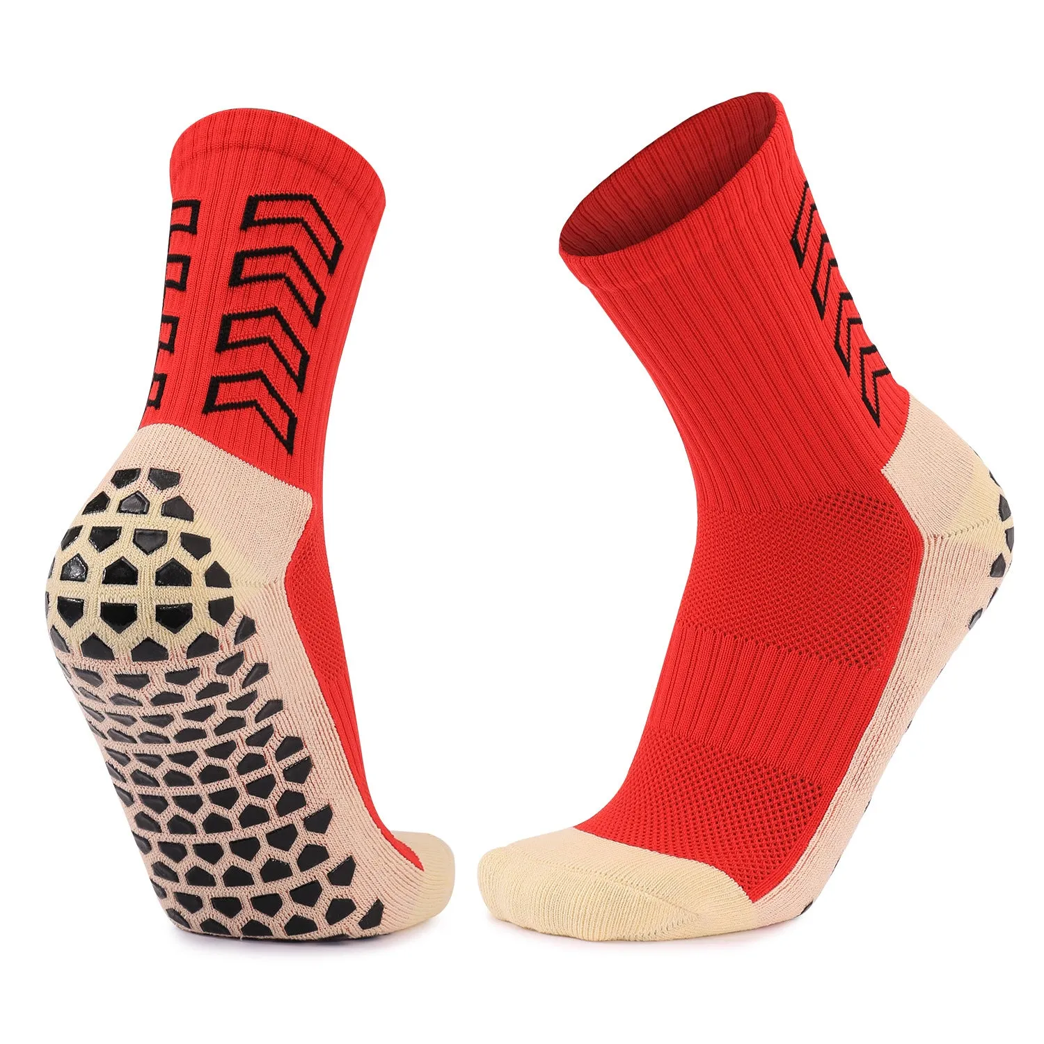 Adult Thickened Towel Football Socks Men's Non-Slip Wear-Resistant Mid-Calf Socks Sweat-Absorbent Breathable Sports Socks Batch