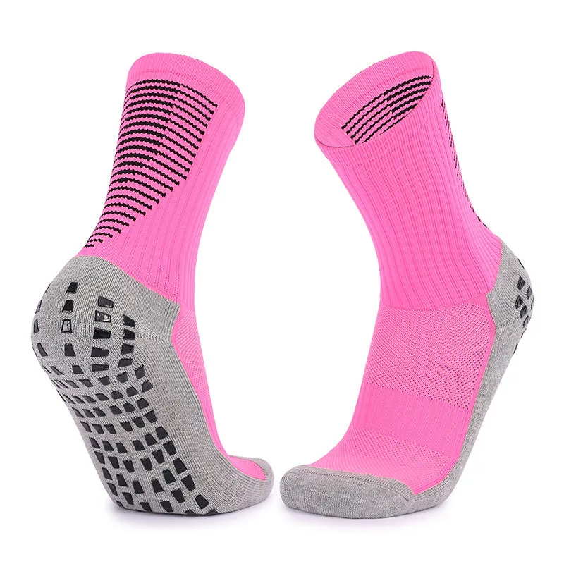 Adult Thickened Towel Football Socks Men's Non-Slip Wear-Resistant Mid-Calf Socks Sweat-Absorbent Breathable Sports Socks Batch